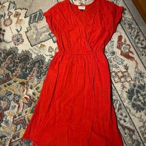 Red Wrap Dress